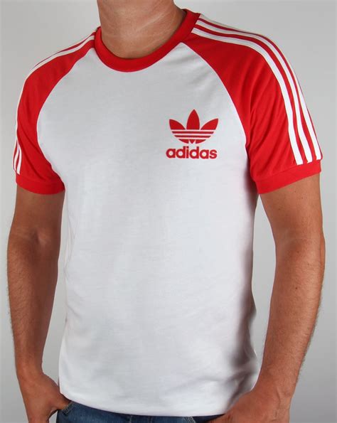 t shirt adidas retro rot weiß|Retro · T .